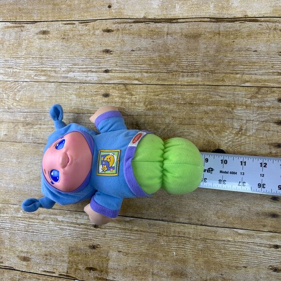 Playskool Lullaby Gloworm 2005 Bug Toy Light Up Green Blue Shirt 6 Songs 06552 - Picture 9 of 9